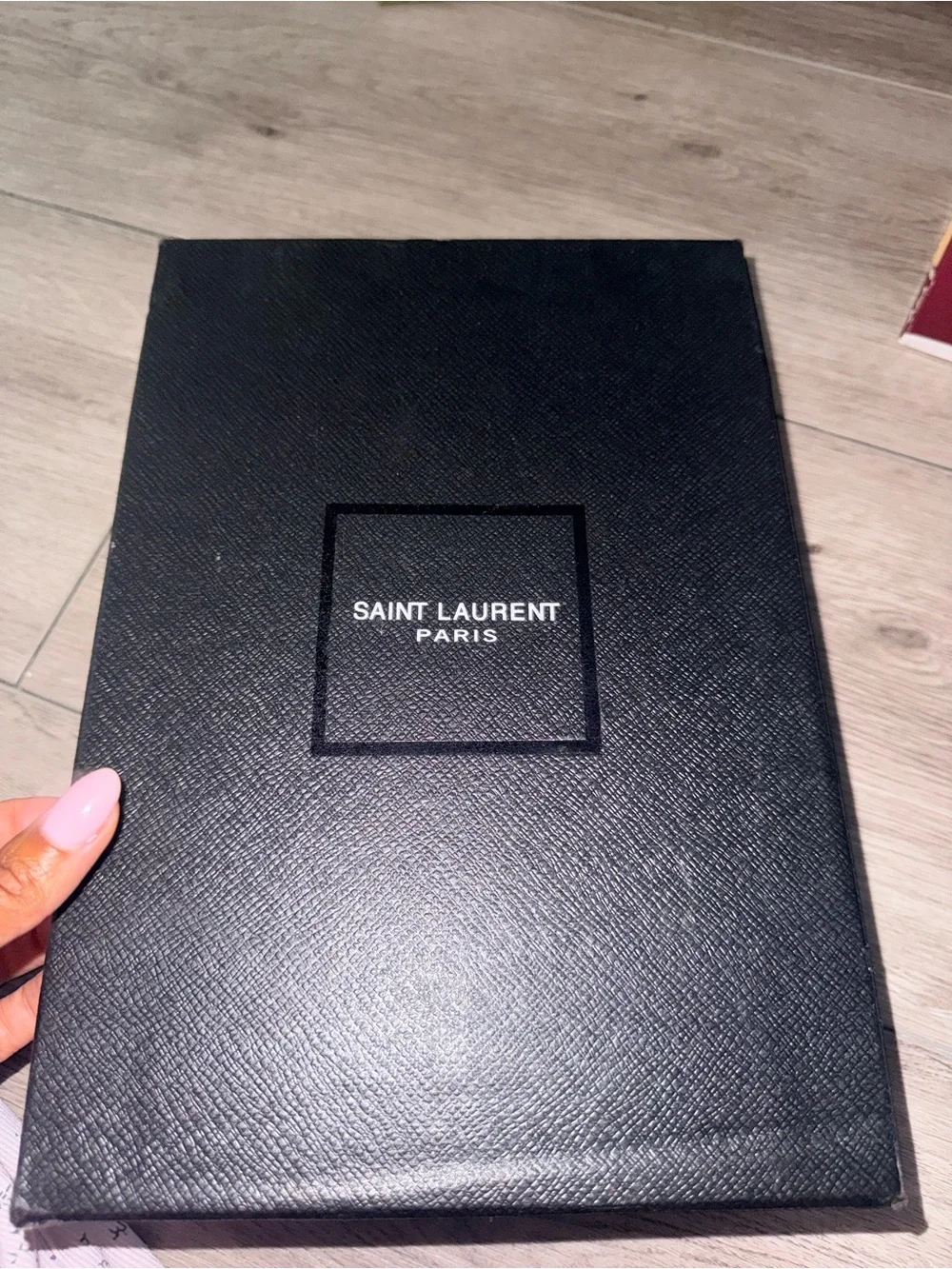 Saint Laurent Mauve Brown YSL Logo Strap Heels